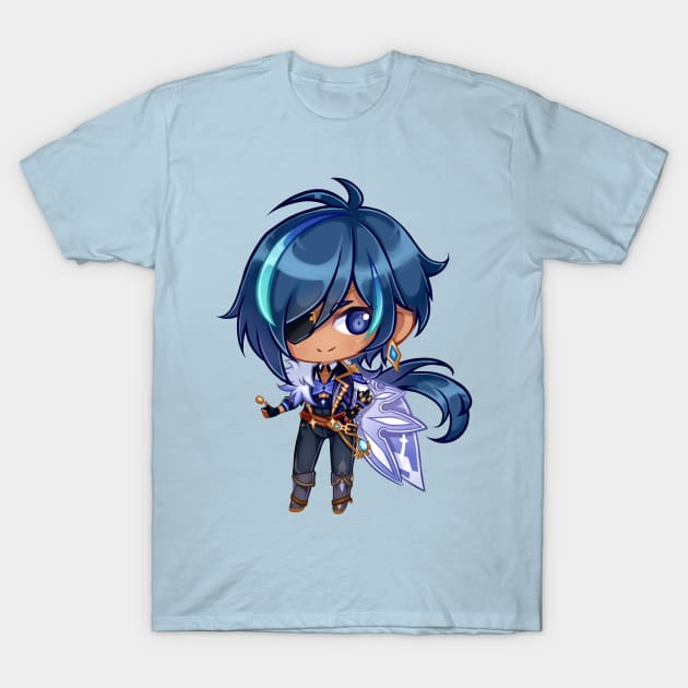 Kaeya chibi T-Shirt by HellaKumii